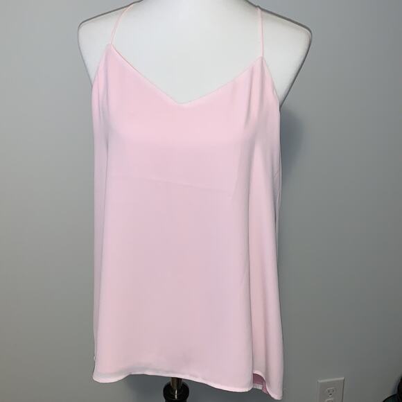 Vestique Pink Reversable V-Neck Tank Sz L - Picture 5 of 6